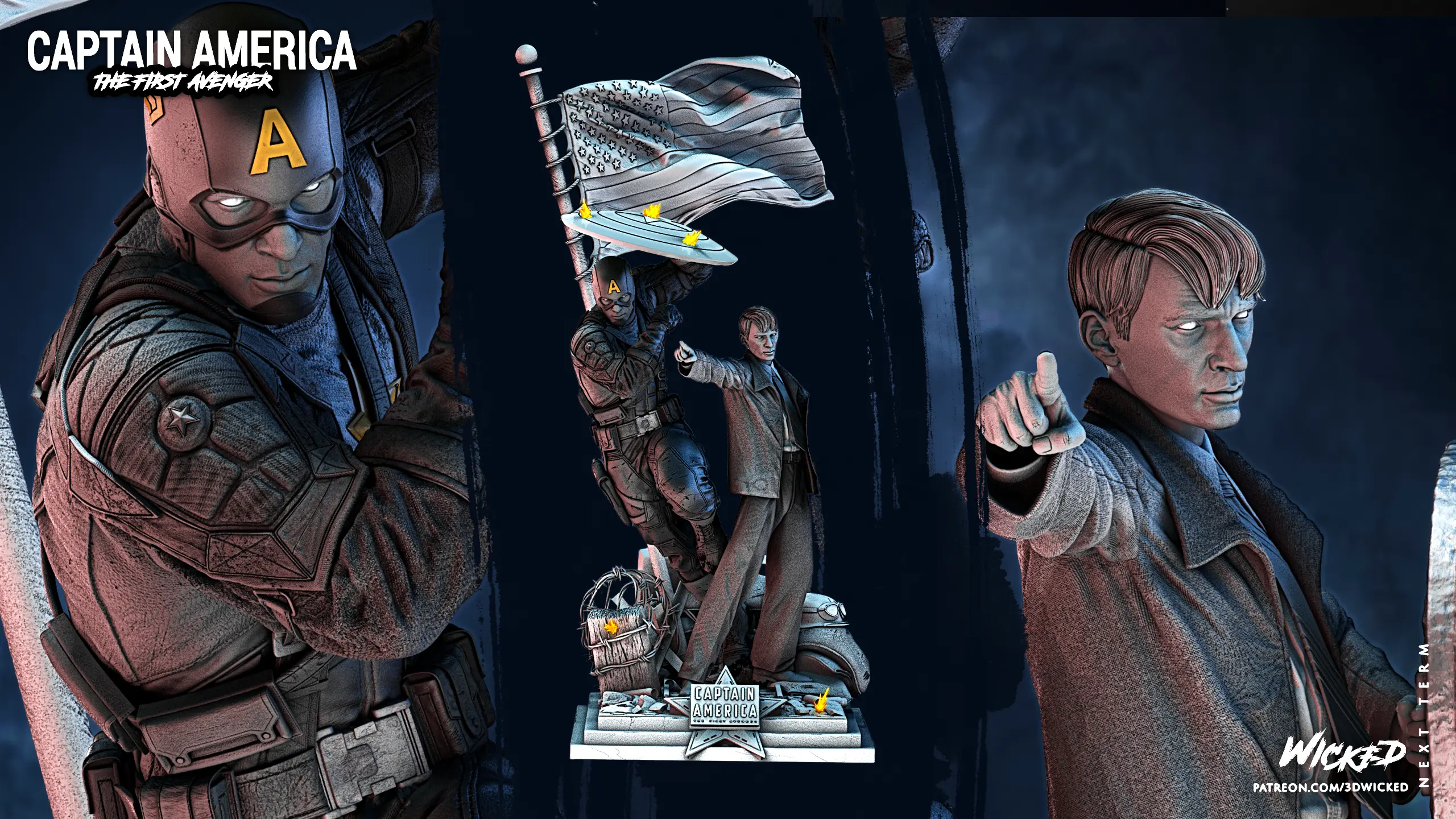 D_Steve Rogers and Captain America