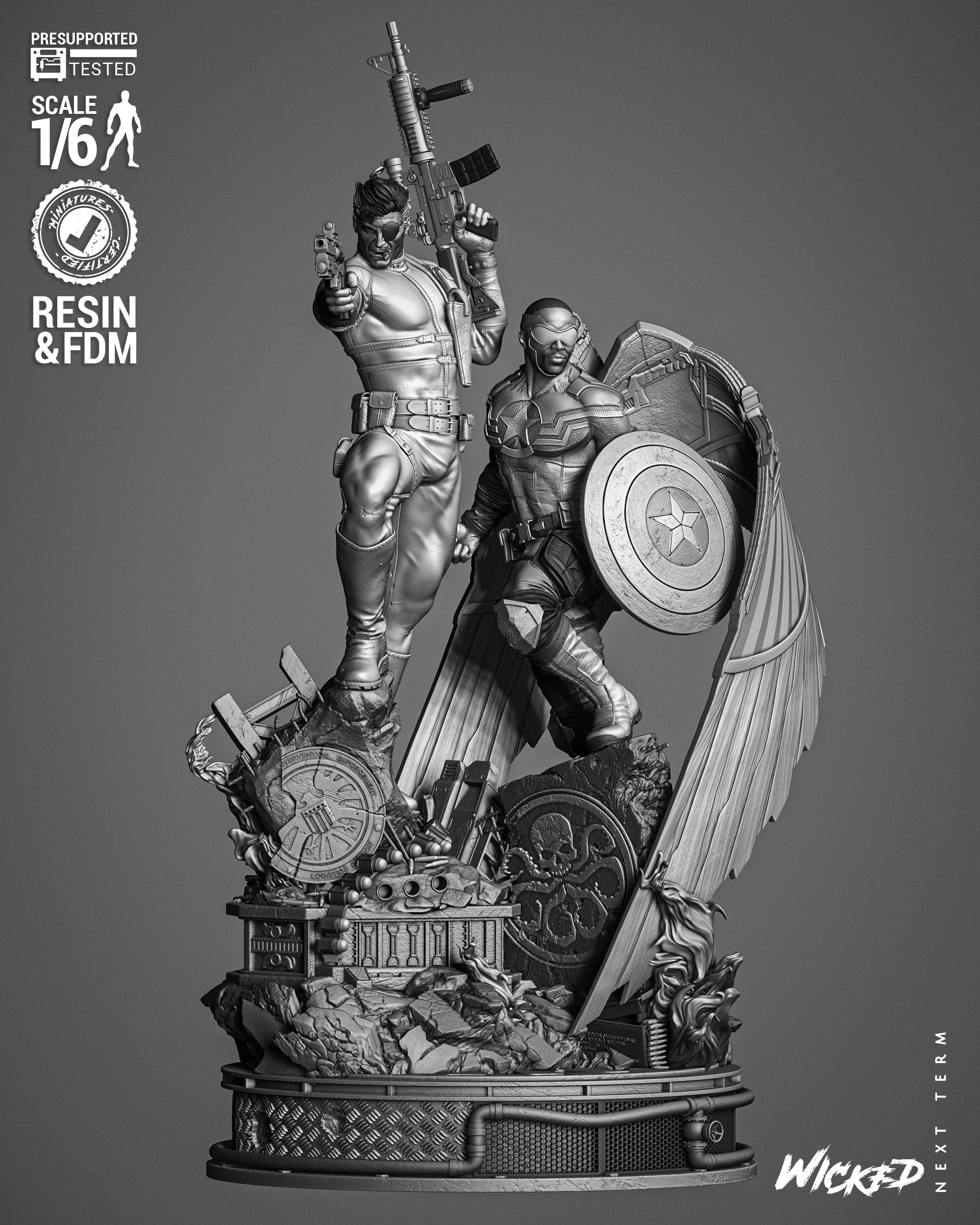 D_Nick Fury and Falcon