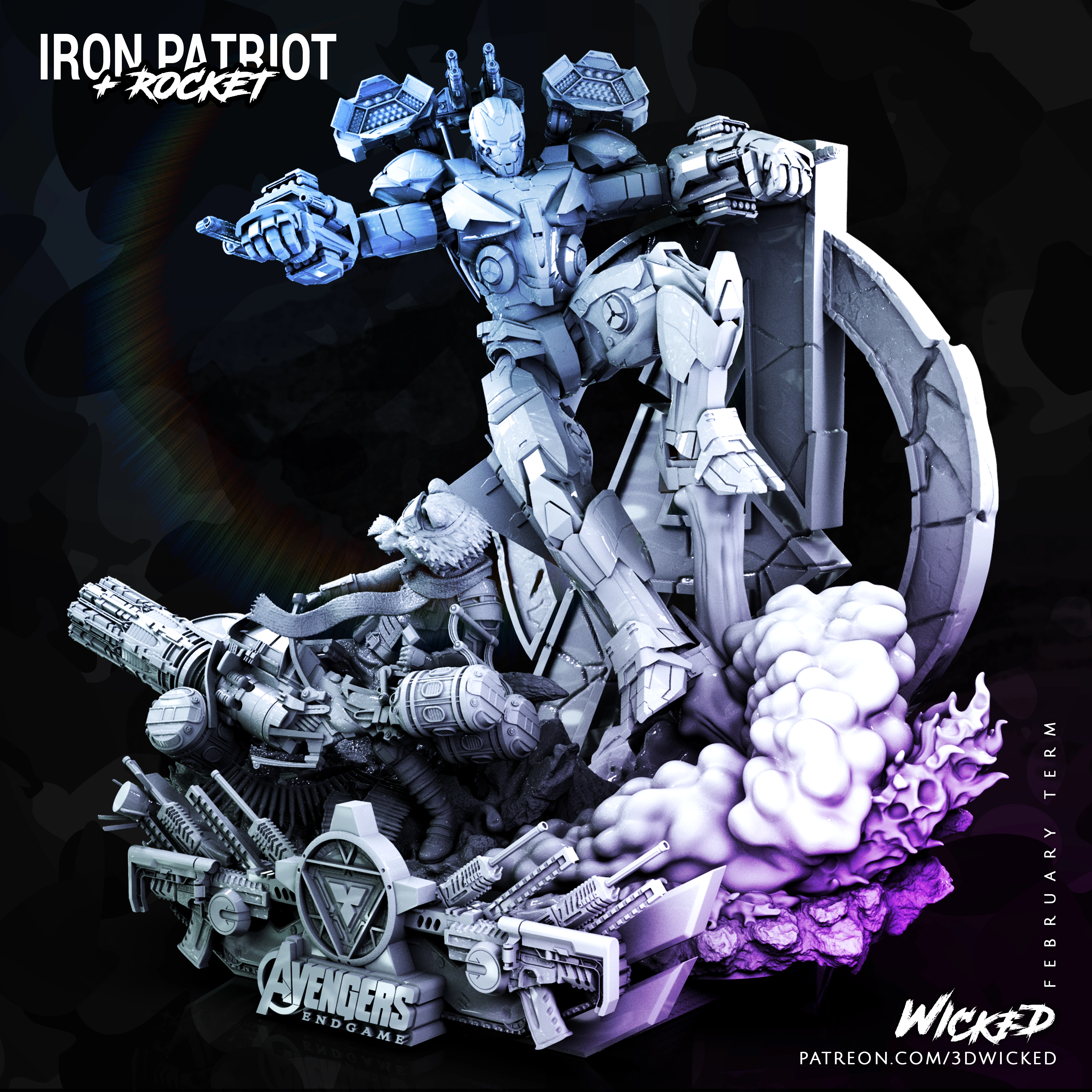 D_Iron Patriot y Rocket