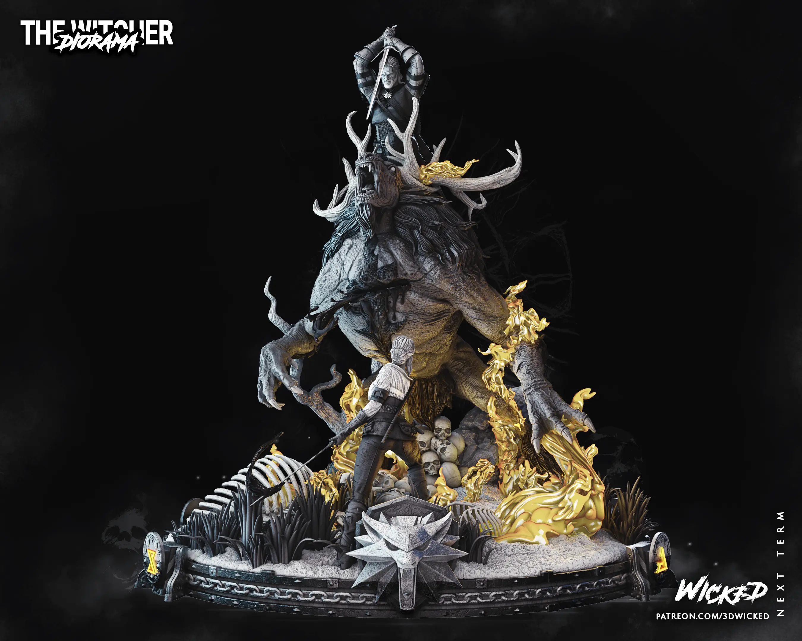 D_The Witcher Geralt and Ciri